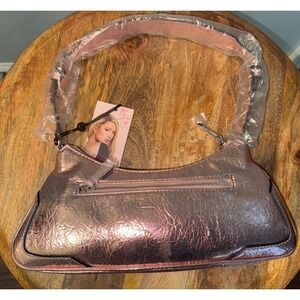 Paris Hilton Metallic Pink Satchel